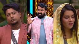 actor mohanlal angry with bigg boss malayalam season 6 contestants sibin 