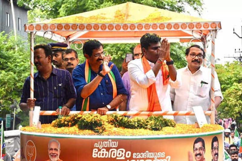 Annamalai campaign in support of BJP candidate in Kerala KAK