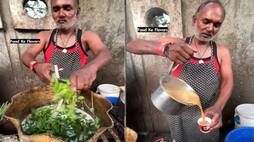 Viral video of Chaiwala making coriander tea pav