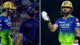 Virat Kohli's quarrel with the umpire. BCCI punished this for anger IPL 2024 RMA