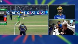 Virat Kohli Controversial wicket against Harshit Rana and argues with umpire during KKR vs KKR in 36th IPL Match at Eden Gardens rsk