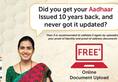 When can you update your Aadhaar card for free on UIDAI? XSMN