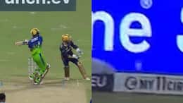 Did Umpires disallowed six for RCB vs KKR? Fans came out with Video Evidence