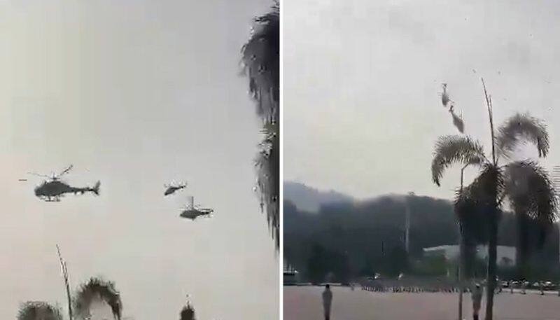 Two Military Helicopters crash in Malaysia AKP