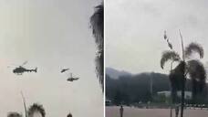 Malaysia 10 killed after two choppers collide mid-air during navy parade rehearsal; WATCH viral video snt