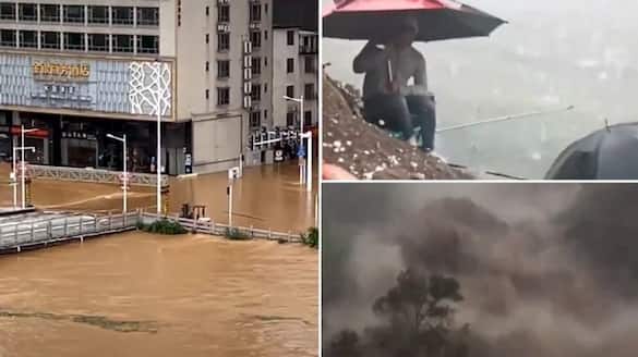 Once-in-a-century Guangdong floods China issues highest rainstorm warning as dramatic videos surface-WATCH snt