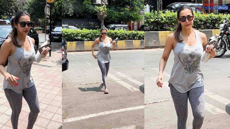 Malaika Arora spotted at diva yoga in Bandra