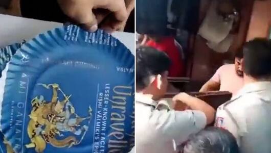 Delhi Biryani vendor's use of Lord Ram image on paper plates sparks outrage, police probes matter (WATCH) snt