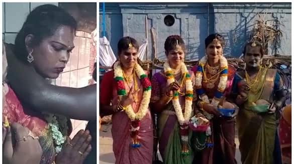 koothandavar temple chithirai festival thousands of transgender participated in kallakurichi district vel
