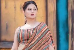 arti singh wedding rashami desai saree lehenga designs for chubby girls kxa 