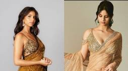 Get inspired by stunning Suhana Khan saree style for any occasion NTI
