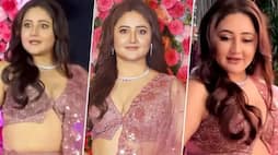 Photos and video: Rashami Desai BRUTALLY trolled for her unhooked blouse netzines mock her latest outing  RBA
