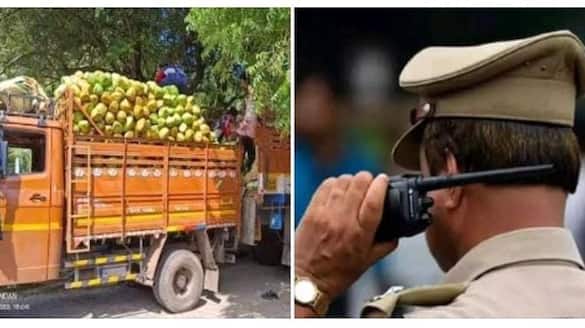 A mysterious gang has stolen a truck carrying coconuts to Chennai KAK