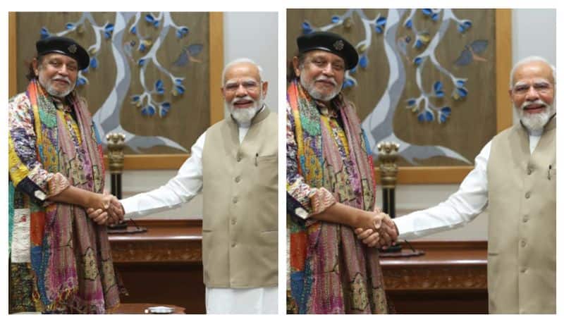 Mithun Chakraborty meets PM Narendra Modi post receiving Padma Bhushan award from President; pics go VIRAL ATG