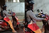 Viral Video: Video of a woman taking a virtual meeting on a scooter goes viral [Watch]   NTI