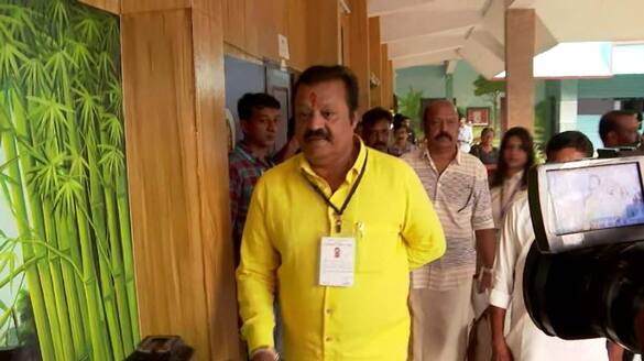 Suresh Gopi voted in his own name and said that the lotus will bloom in Thrissur and hence in Kerala