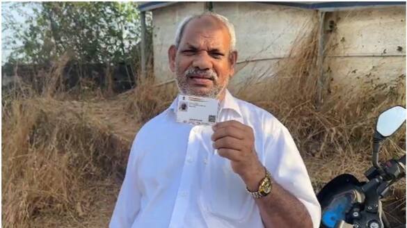 66 year old expat hamza from palakkad cast his first vote 