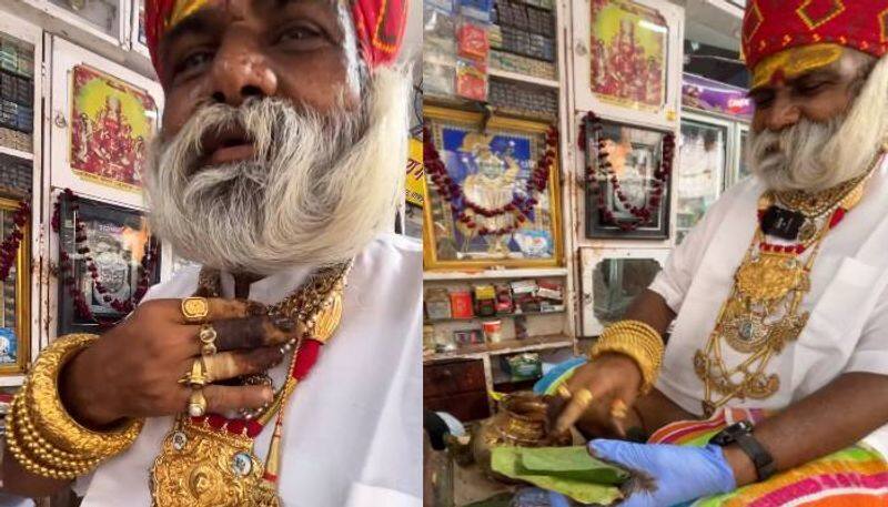 Bikaner paan seller Phoolchand says he wears two crore worth gold 