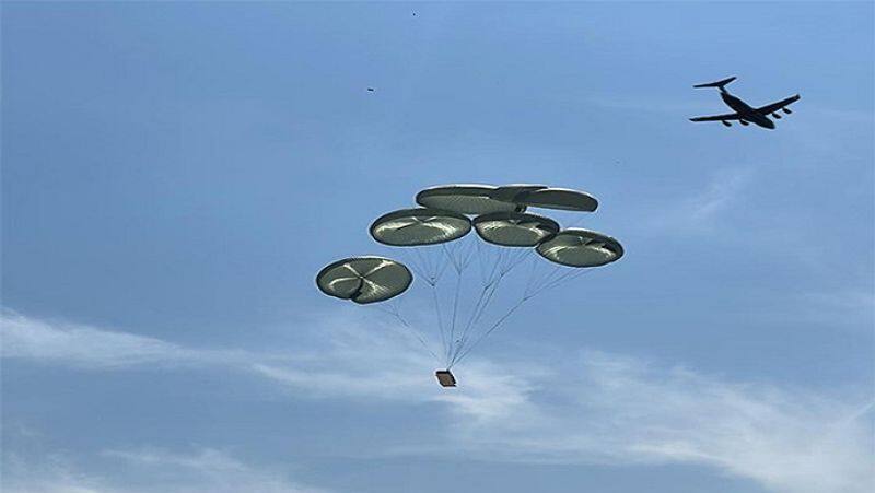 IAF s C 17 aircraft airdrops indigenously built platform successfully zrua