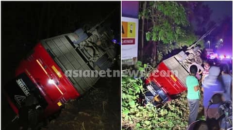 one dies in Tourist bus accident in kozhikode 