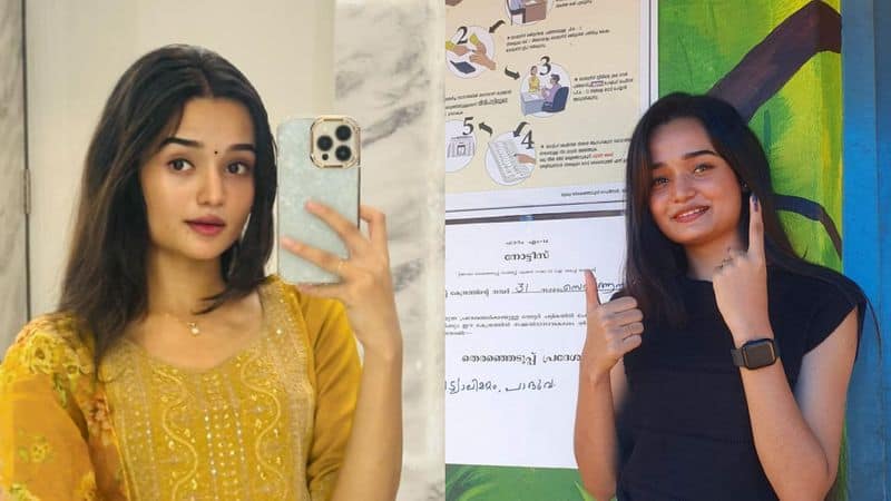 actress and anchor Meenakshi share her first vote experience 