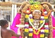 Shri Vageesha Theertha's Aaradhana at Navavrindavangadde in Gangavathi grg 