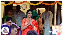 Bollywood Actress Shilpa shetty Visits   Shibaruru Sri   Kodamanittaya Kshetra at Mangaluru gow