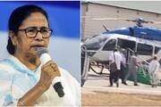 West Bengal CM Mamata Banerjee suffers minor fall while boarding helicopter in Durgapur (WATCH) AJR