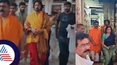 Actor Kichcha Sudeep visited Mantralaya raghavendra swamy mutt and got darshan today rav