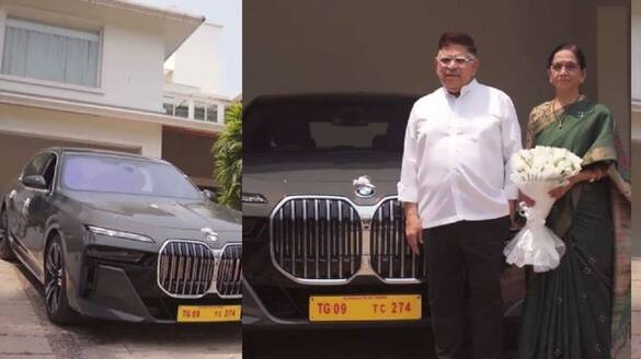 Allu Aravind New Luxury Car Cost Viral In Social Media JMS