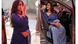 Deepthi Sunaina latest poses from her car goes viral dtr