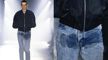 British Italian brand sells jeans with pee stain for 50000 rupees skr