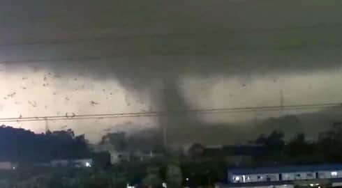 Tornado in China's Guangzhou leads to casualties ravages over 140 factories; dramatic videos go viral (WATCH)