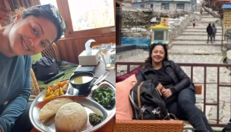 Actress Jyotika tracking to Everest mountain viral video mma