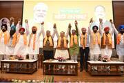 more than 1000 sikhs join party bjp claims
