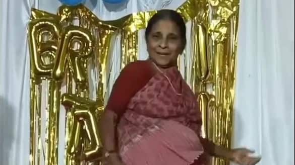 Elderly women dances for a romantic Tamil song goes viral