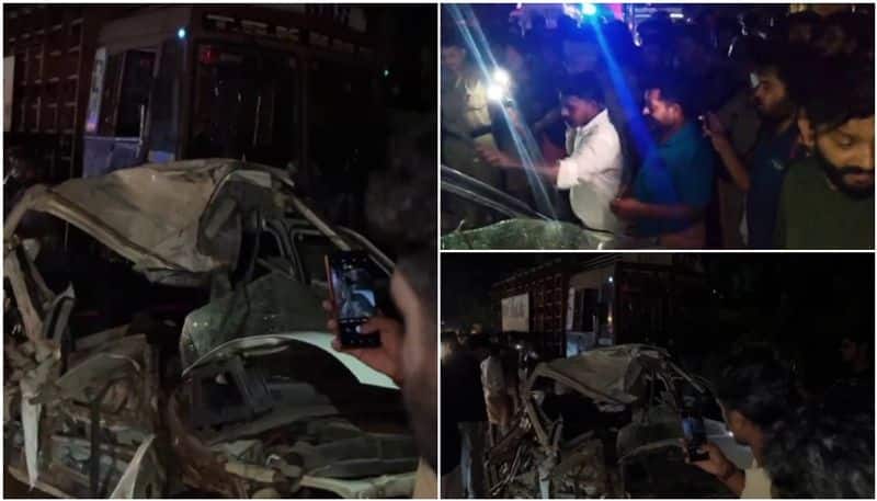 kannur car accident...5 members of the same family were killed tvk