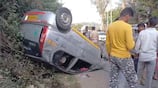 Car overturned by liquor induced driver in kodaikanal smp