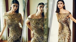 Mouni Roy dazzles in golden outfit; actress shares pictures from her latest photoshoot ATG