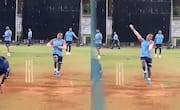 IPL 2024 RCB net bowler action similar to Jasprit bumrah video goes viral ckm