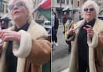 Jewish Women Too Ugly To Be Raped Elderly woman on camera at Anti Israel protest in Canada