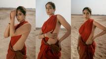 actress deepti sati blouse less photo goes viral and criticized 