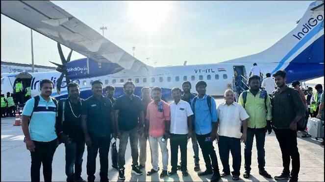 A company from Madurai honored by taking its employees on a flight on the occasion of Labor Day vel