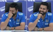 here is rohit sharma hillarious reaction after question on virat kohli reaction 