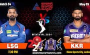 IPL 2024 Lucknow Super Giants take on Kolkata Knight Riders kvn