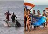 A young swimmer has set a record by swimming from Sri Lanka to Dhanushkodi in 10 hours KAK