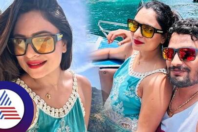 Kannada serial actress Deepika Das enjoys vacation with husband in Bali vcs