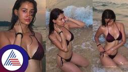 Disha Patani beats the summer heat in a bikini by the beach in Thailand gvd