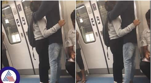 Bengaluru Metro Bengalurean fumes after young couple caught on camera kissing KRJ