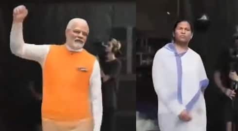 Narendra Modi And Mamata Banerjee Dance Video Goes Viral in Social Media AKP